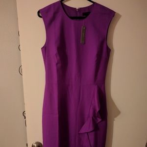 J. Crew Tall Ruffle Sheath Dress 4T